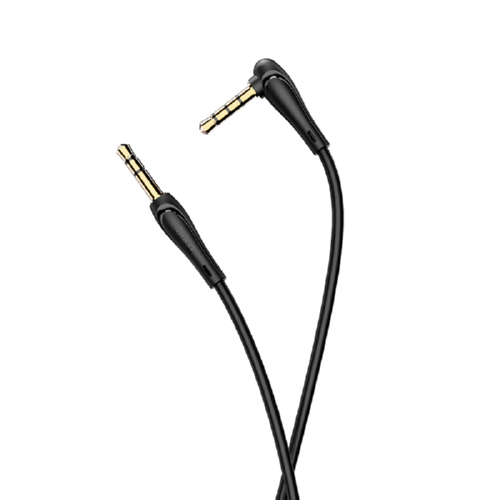 Кабель Hoco AUX with mic UPA15 jack 3,5 мм Black