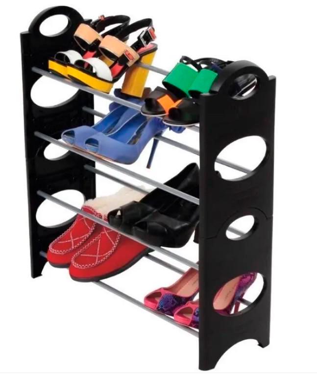 Полиця для взуття Stackable Shoe Rack на 12 пар