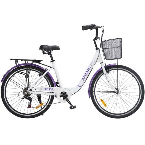 Велосипед Spark CITY TEYA колеса 26" алюминиевая рама 17" Белый (000239986)