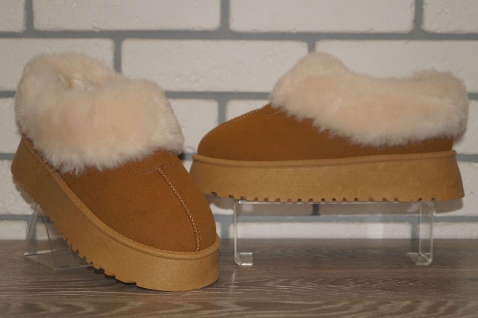 Угги женские зимние на платформе Swin shoes р. 39 24,5 см Коричневый (31556-39) - фото 3