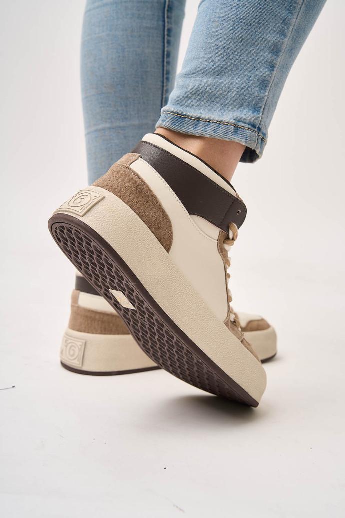 Кроссовки женские LONZA р. 36 Бежевый (174681) - фото 2 Кроссовки женские LONZA р. 36 Бежевый (174681) - фото 2