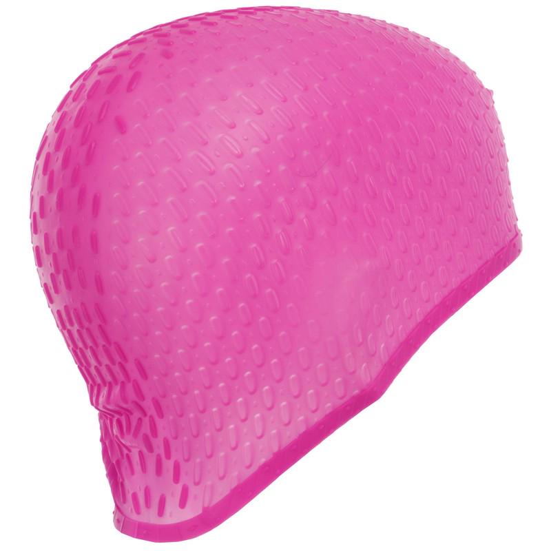 Шапочка для плавання на довге волосся YINGFA C0061 силіконова Рожевий (C0061_Розовый) - фото 3
