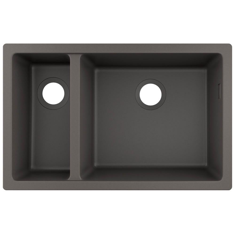 Мойка кухонная Hansgrohe 43433290 гранитная прямоугольная 710x450 мм Серый (25956878)