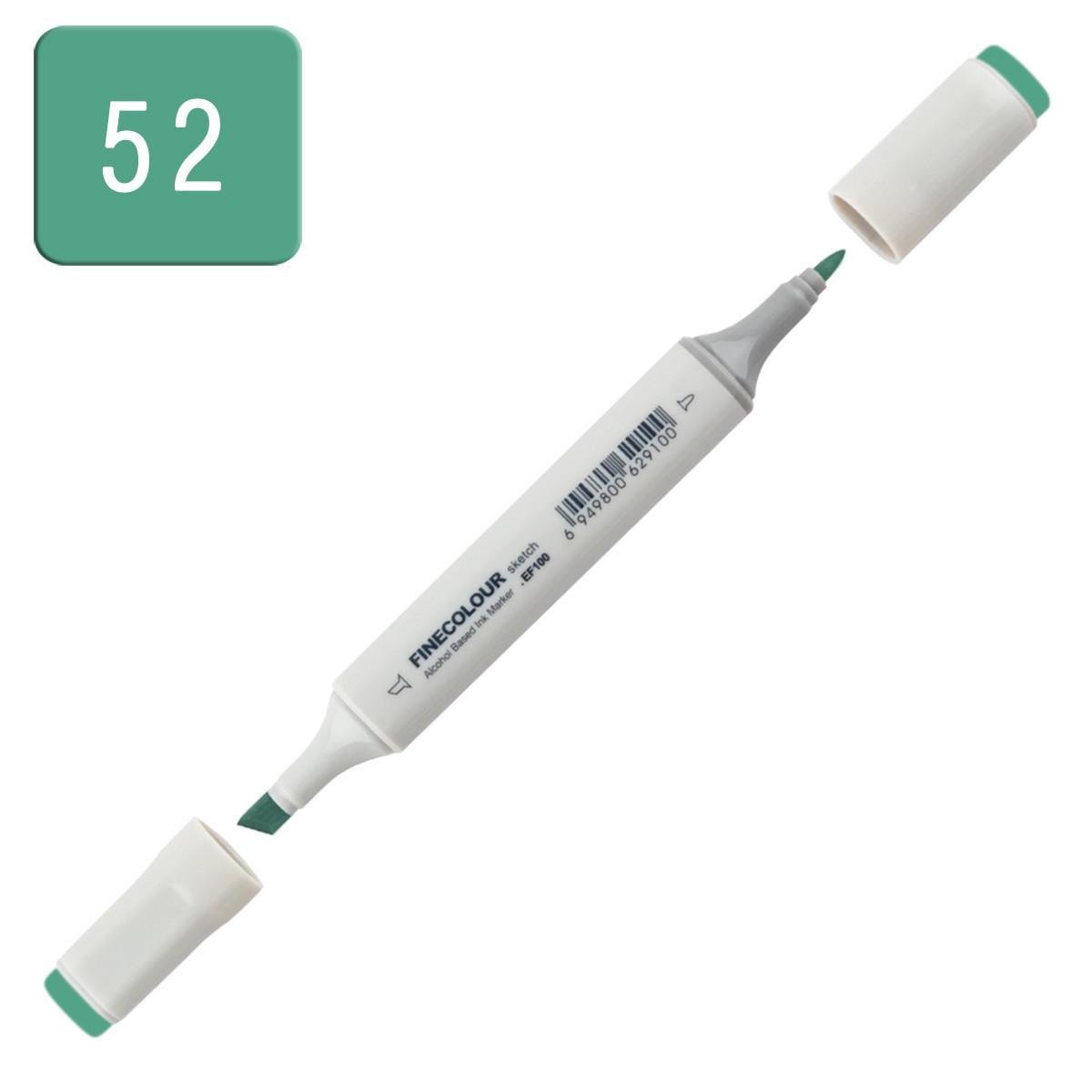 Маркер спиртовой Finecolour Sketchmarker 052 G52 Виридийский (EF100-52) Маркер спиртовой Finecolour Sketchmarker 052 G52 Виридийский (EF100-52)