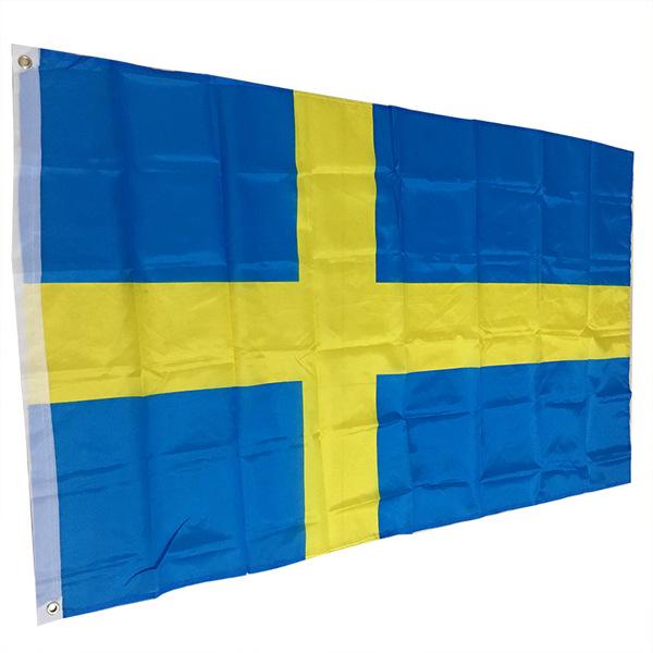 Флаг Швеции 150х90 см полиэстер (VA-1430294239) - фото 4 Флаг Швеции 150х90 см полиэстер (VA-1430294239) - фото 4