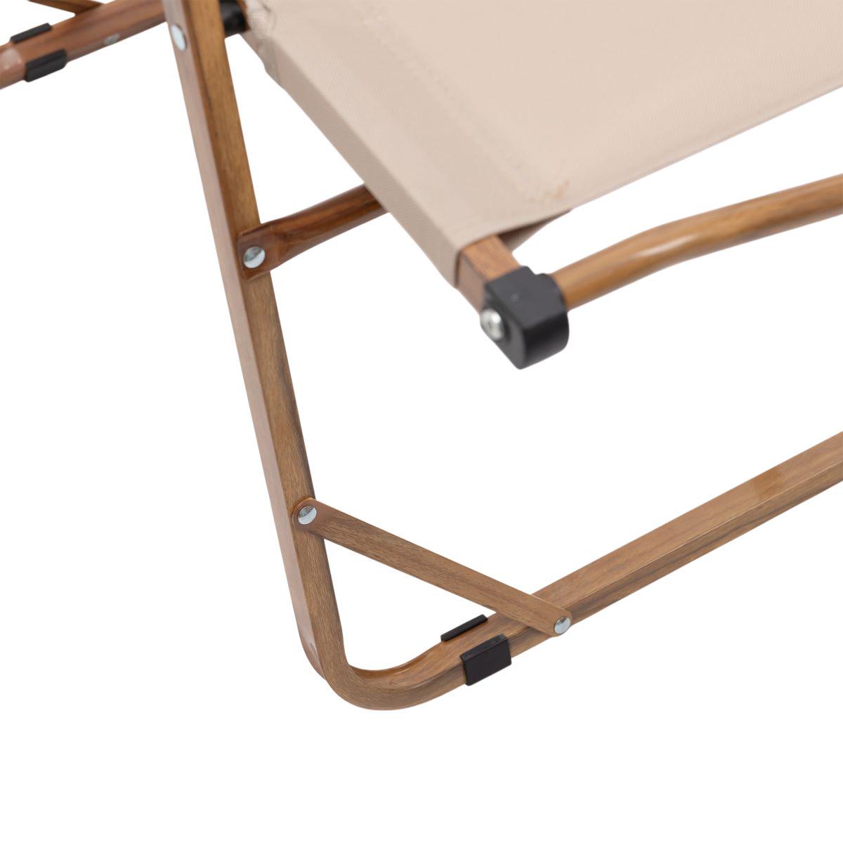 Кресло раскладное туристическое 52×53×77 см Бежевый (HP-SY-1B) - фото 6