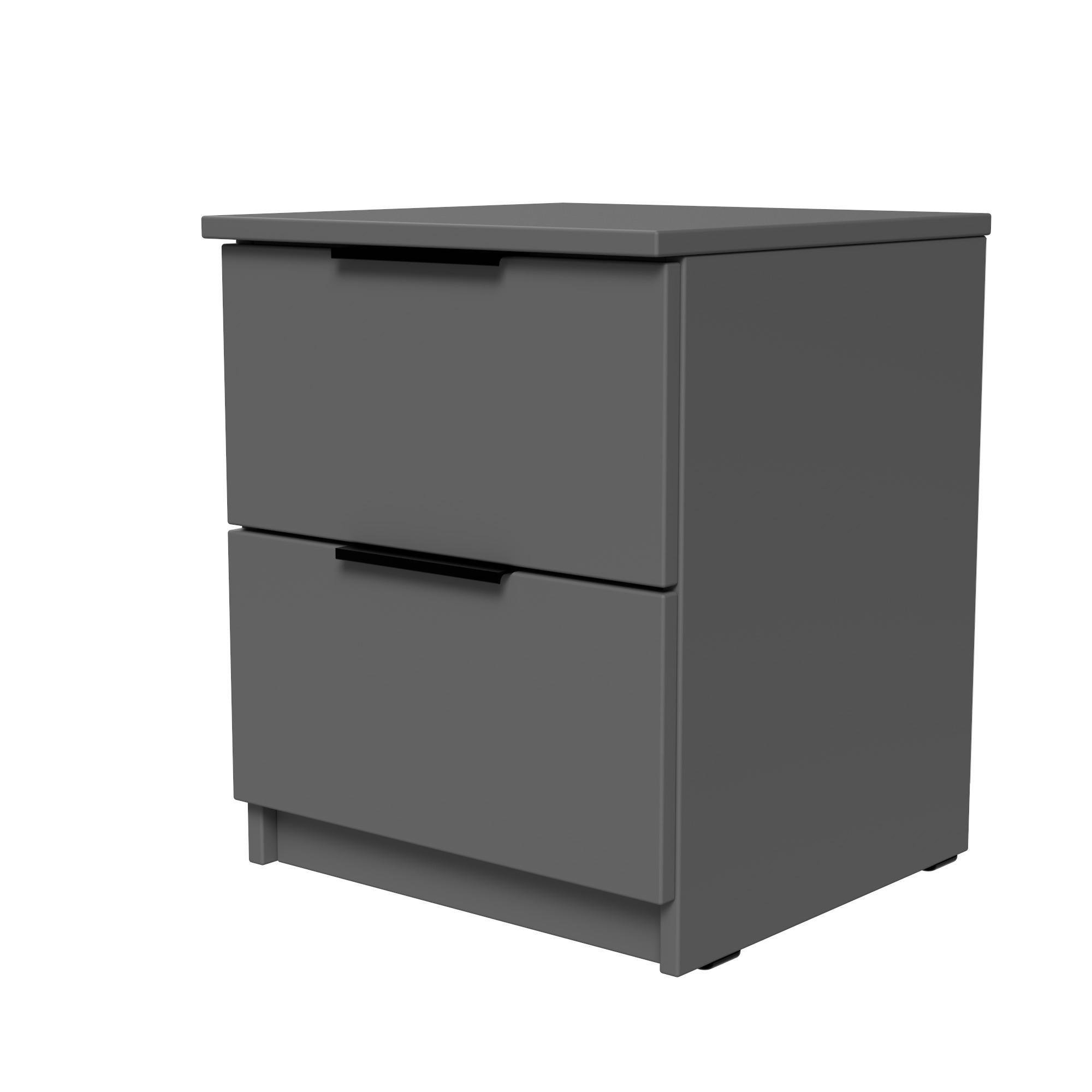 Тумба прикроватная ТП3 SENAM 480х400х400 мм ДСП Серый Графит - фото 3 Тумба прикроватная ТП3 SENAM 480х400х400 мм ДСП Серый Графит - фото 3