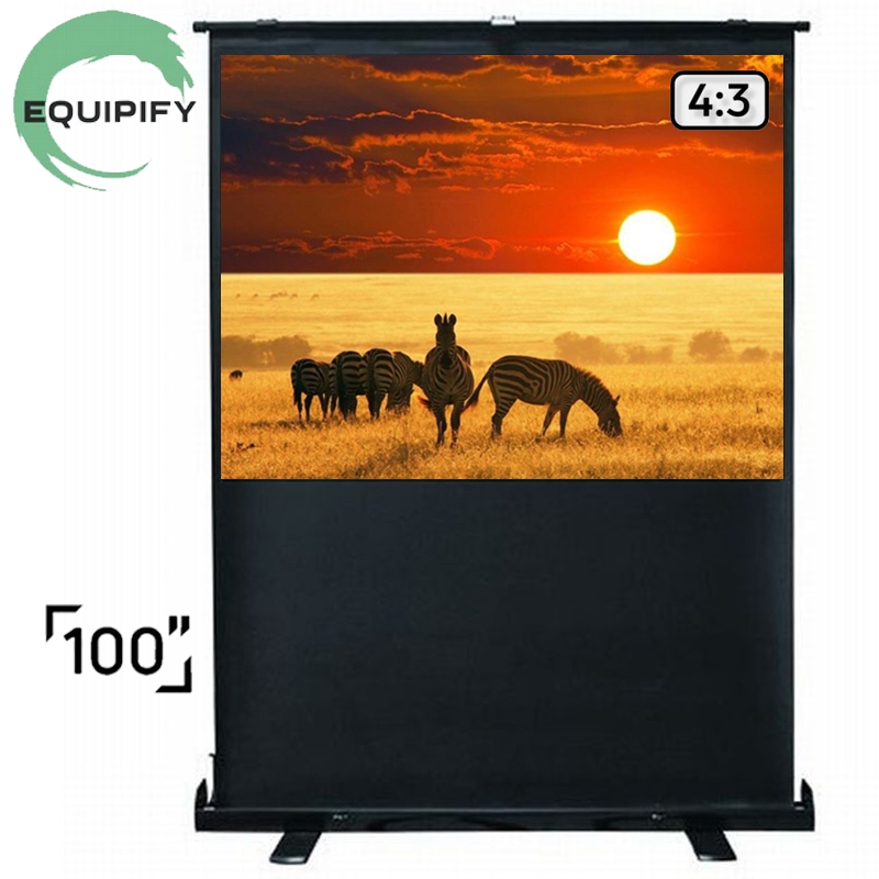 Екран проекційний EQUIPIFY PSFC100 мобільний підлоговий 100" 200x150 см 4:3 (tf2919) - фото 2 Екран проекційний EQUIPIFY PSFC100 мобільний підлоговий 100" 200x150 см 4:3 (tf2919) - фото 2