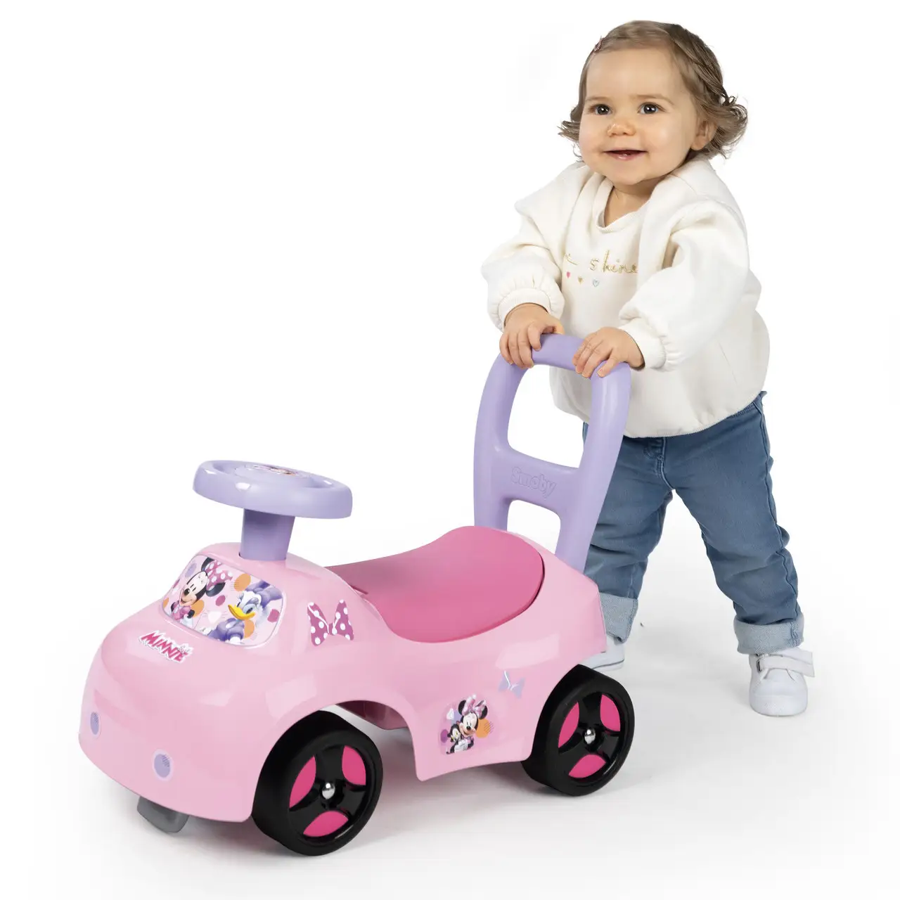Машина для катания малыша Smoby Минни Маус с 10 месяцев Розовый (720544) - фото 2