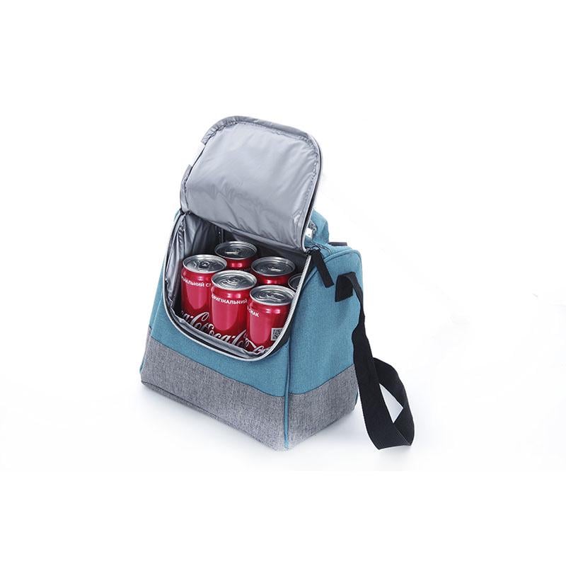 Термосумка Сила 25х15х21 см 8 л Бірюзовий (960606) - фото 6 Термосумка Сила 25х15х21 см 8 л Бірюзовий (960606) - фото 6