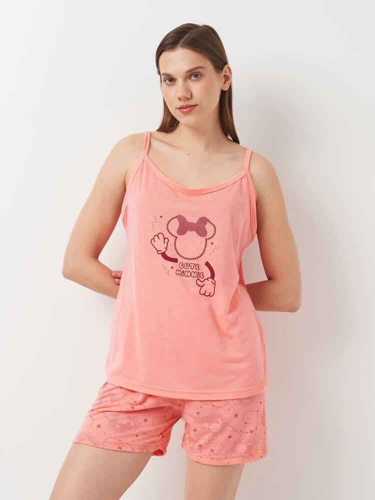 Пижама Lindros 17155x37 женская ХL Розовый