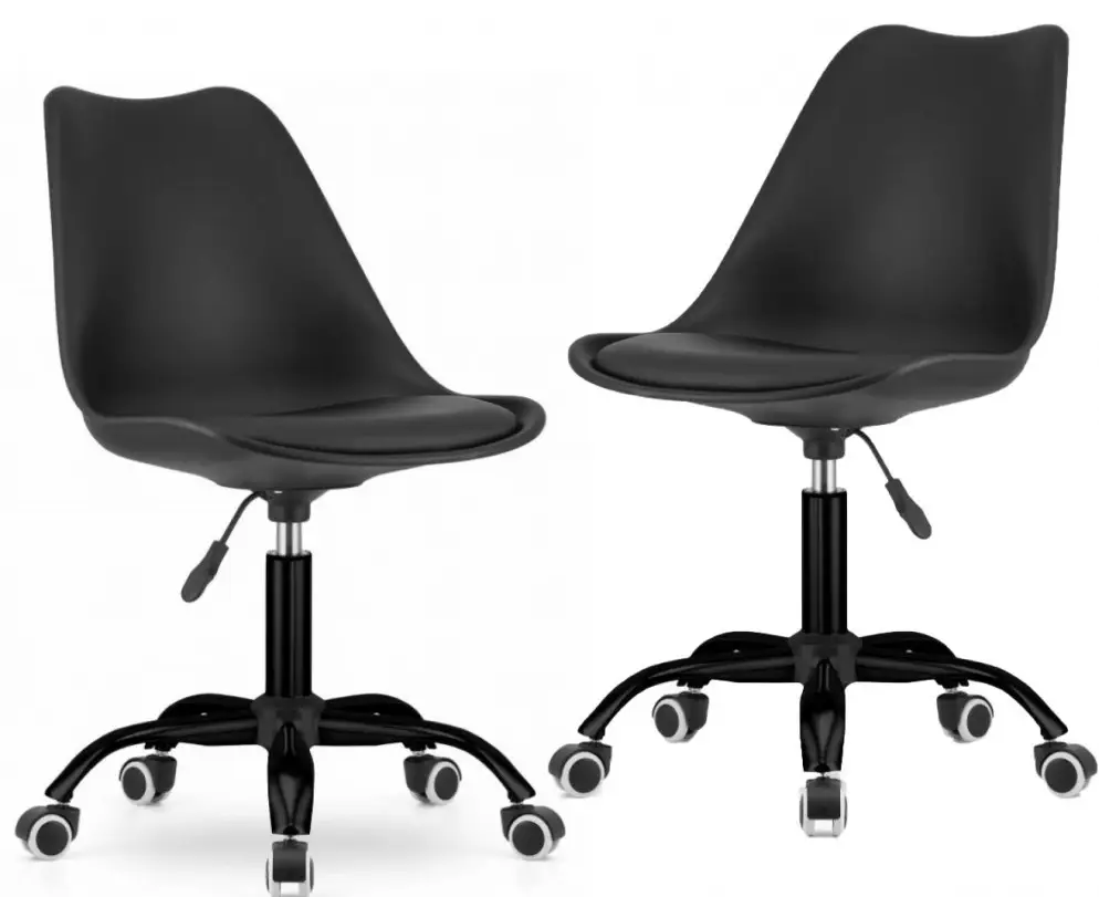 Комплект кресел на колесах Bonro B-487 2 шт. Черный (47000129)