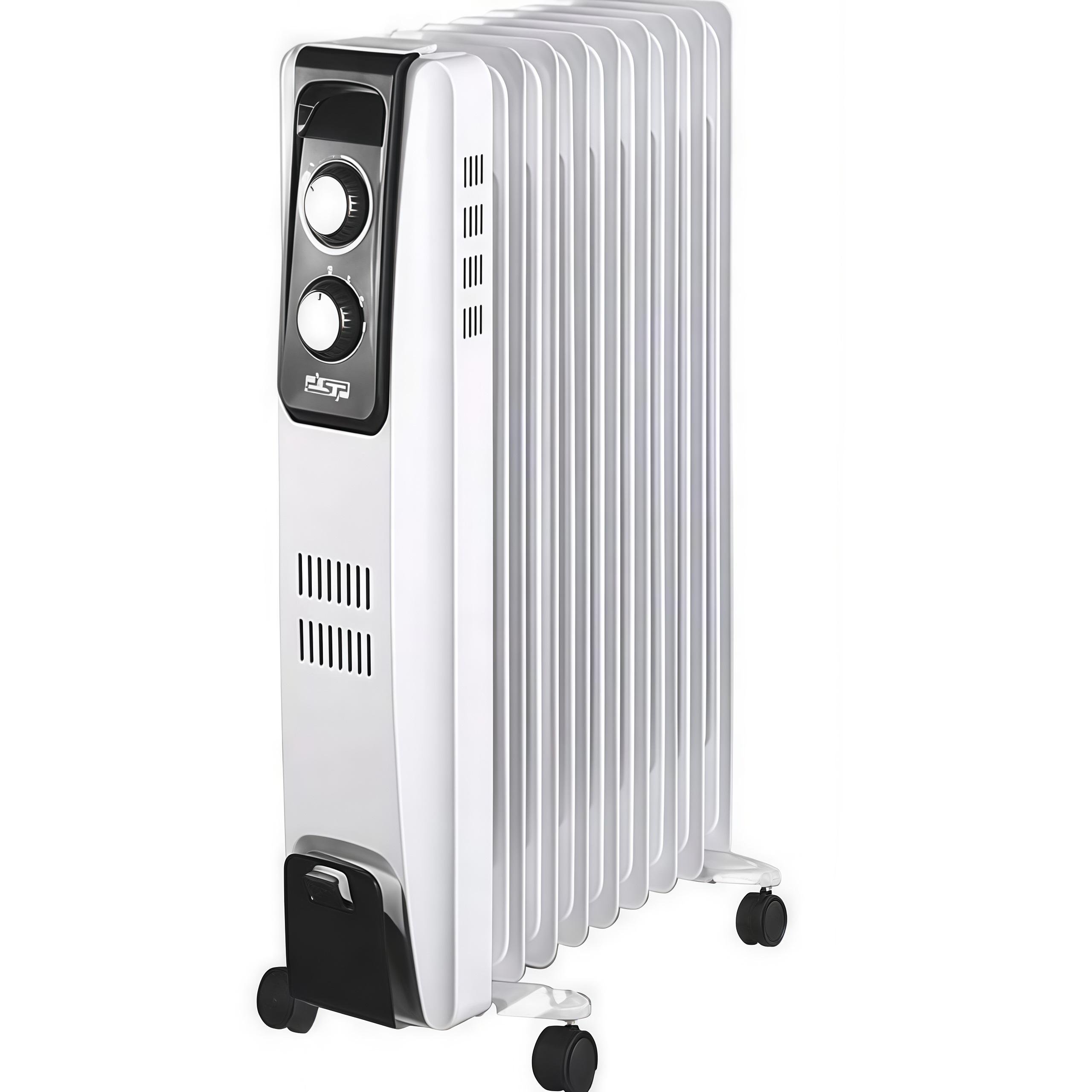 Масляний обігрівач підлоговий DSP 2000 Вт 9 секцій (KD3021)