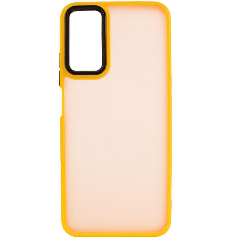 Противоударный чехол TPU+PC Lyon Frosted для Oppo A38 / A18 Orange - фото 2