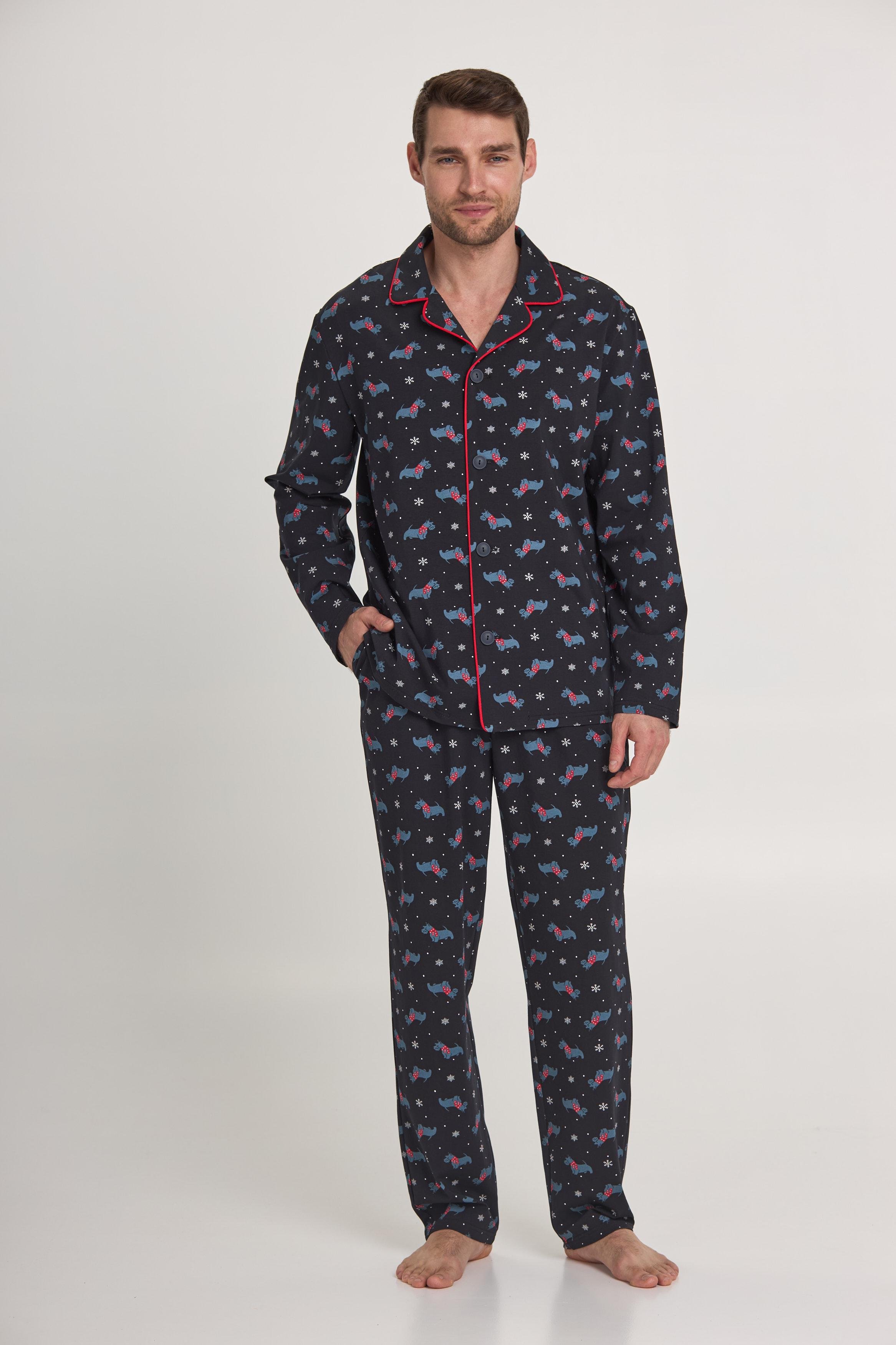 Пижама мужская Ellen snowy weather mpk 5180/04/03 XL Черный (5180/04/03)