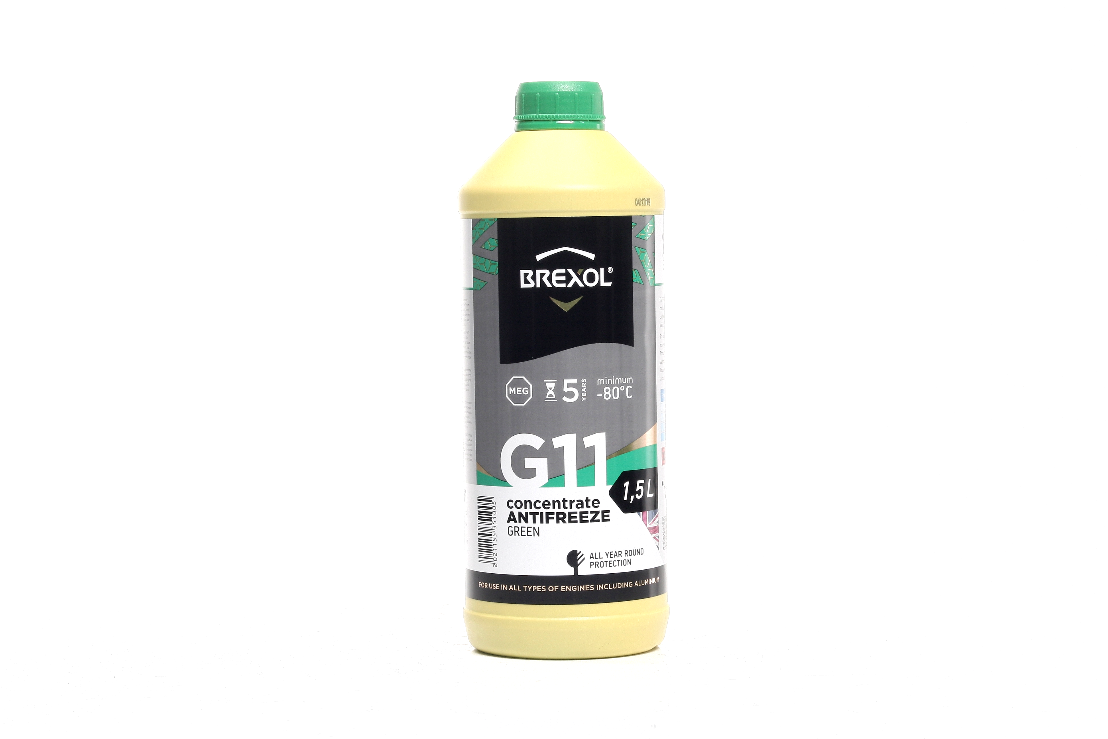 Антифриз Brexol Concentrate G11 -80C 1,5 л Green (antf-029) - фото 1