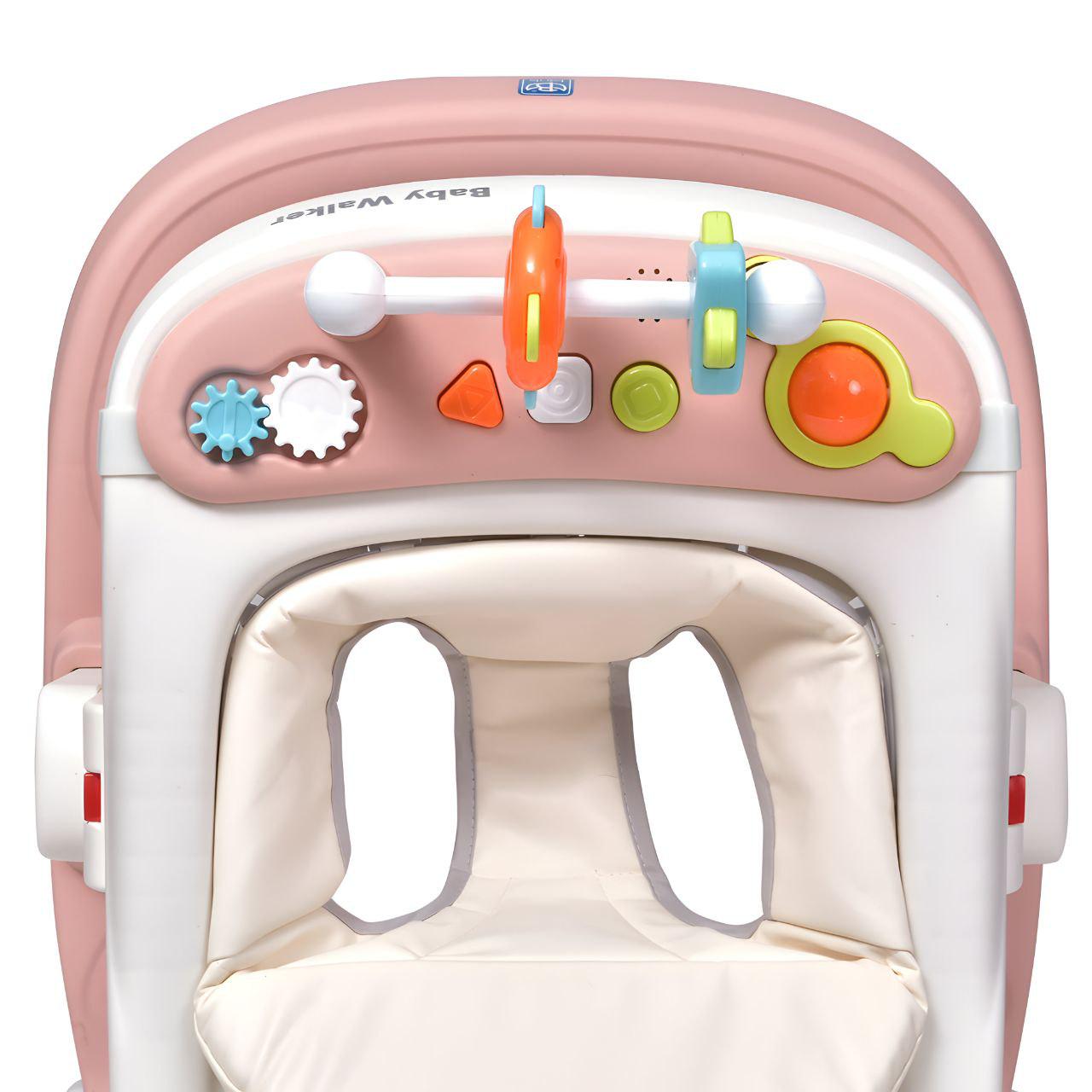 Ходунки Bambi M 5032L-8 три положения регулировки высоты/сьемная музыкальная панель (24278096) - фото 4