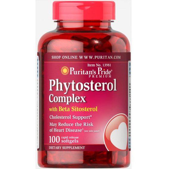 Комплекс для профилактики сердца Puritan's Pride Phytosterol Complex 1000 mg 100 Softgels (000004173) Комплекс для профилактики сердца Puritan's Pride Phytosterol Complex 1000 mg 100 Softgels (000004173)