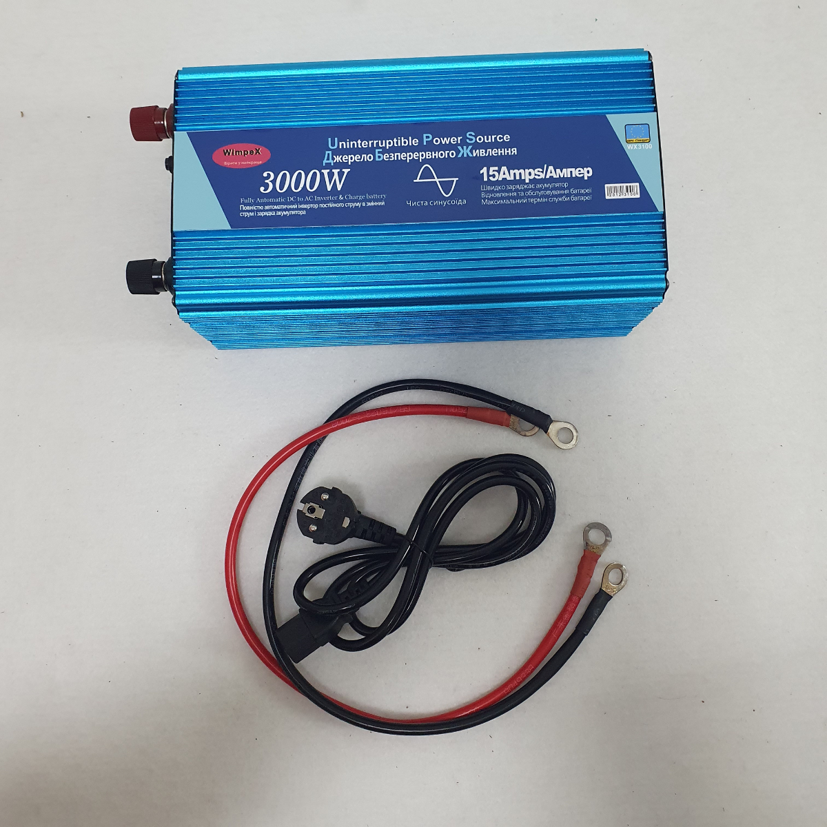 Преобразователь напряжения/инвертор Power Inverter Wimpex 3000W с защитой от короткого замыкания X31-W00 - фото 2 Преобразователь напряжения/инвертор Power Inverter Wimpex 3000W с защитой от короткого замыкания X31-W00 - фото 2