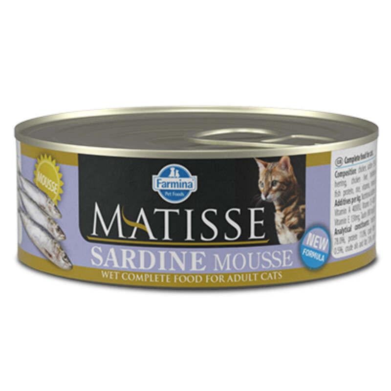 Корм влажный для кошек Farmina MATISSE CAT MOUSSE Sardine с сардиной 85 г (50530)