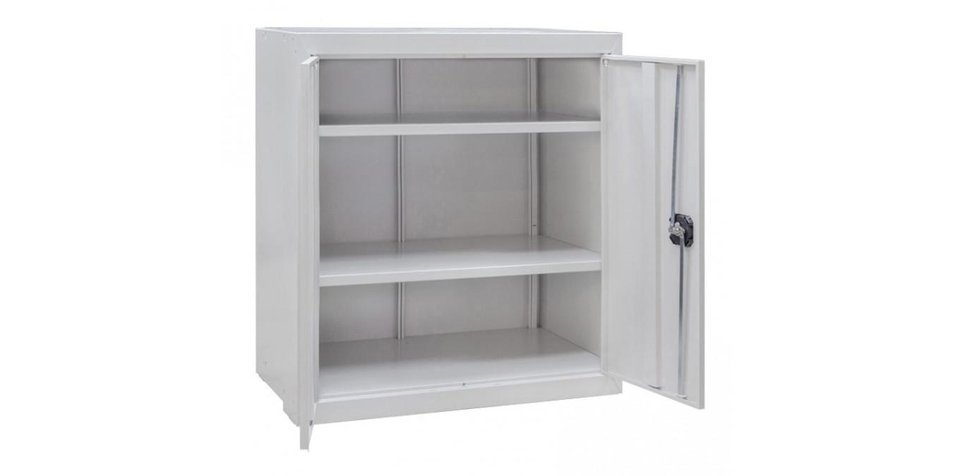 Шкаф бухгалтерский Галиндустрия ШБМ-09 металлический 2 полки 900x600x500х0,7 мм с ригельным замком светло-серый (124-119-000004613) - фото 2 Шкаф бухгалтерский Галиндустрия ШБМ-09 металлический 2 полки 900x600x500х0,7 мм с ригельным замком светло-серый (124-119-000004613) - фото 2