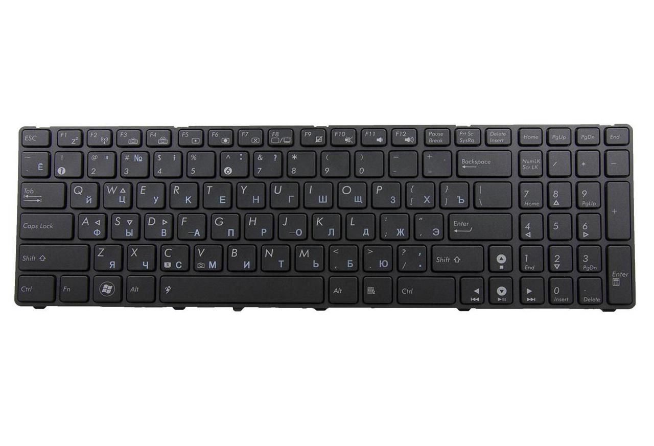 Клавиатура для ноутбука Asus P52 P52F с подсветкой клавиш матовая (04GNV32KRU00)