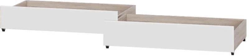 Комплект ящиков для кровати Соната-800 Эверест 98х61х21 см Дуб сонома/Белый (ЕВ20237) Комплект ящиков для кровати Соната-800 Эверест 98х61х21 см Дуб сонома/Белый (ЕВ20237)