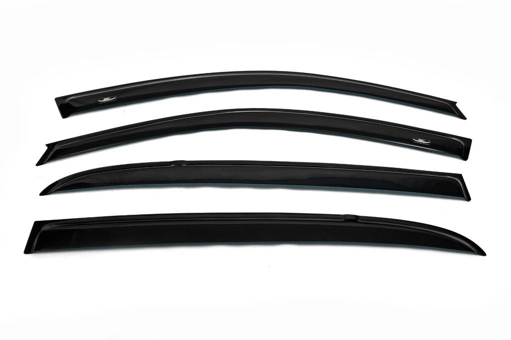 Ветровики SD HIC для Renault Megane II 2004-2009 гг. поликарбонат Черный
