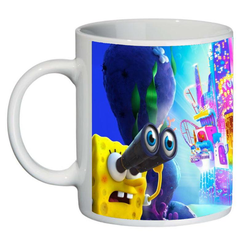 Кружка с принтом SuperCup Губка Боб квадратные штаны (SC-SB-0026)