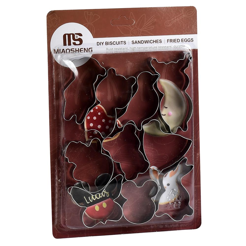 Форма для печенья MIAOSHENG Animals 10 шт. 16.5х24 см (R97574)
