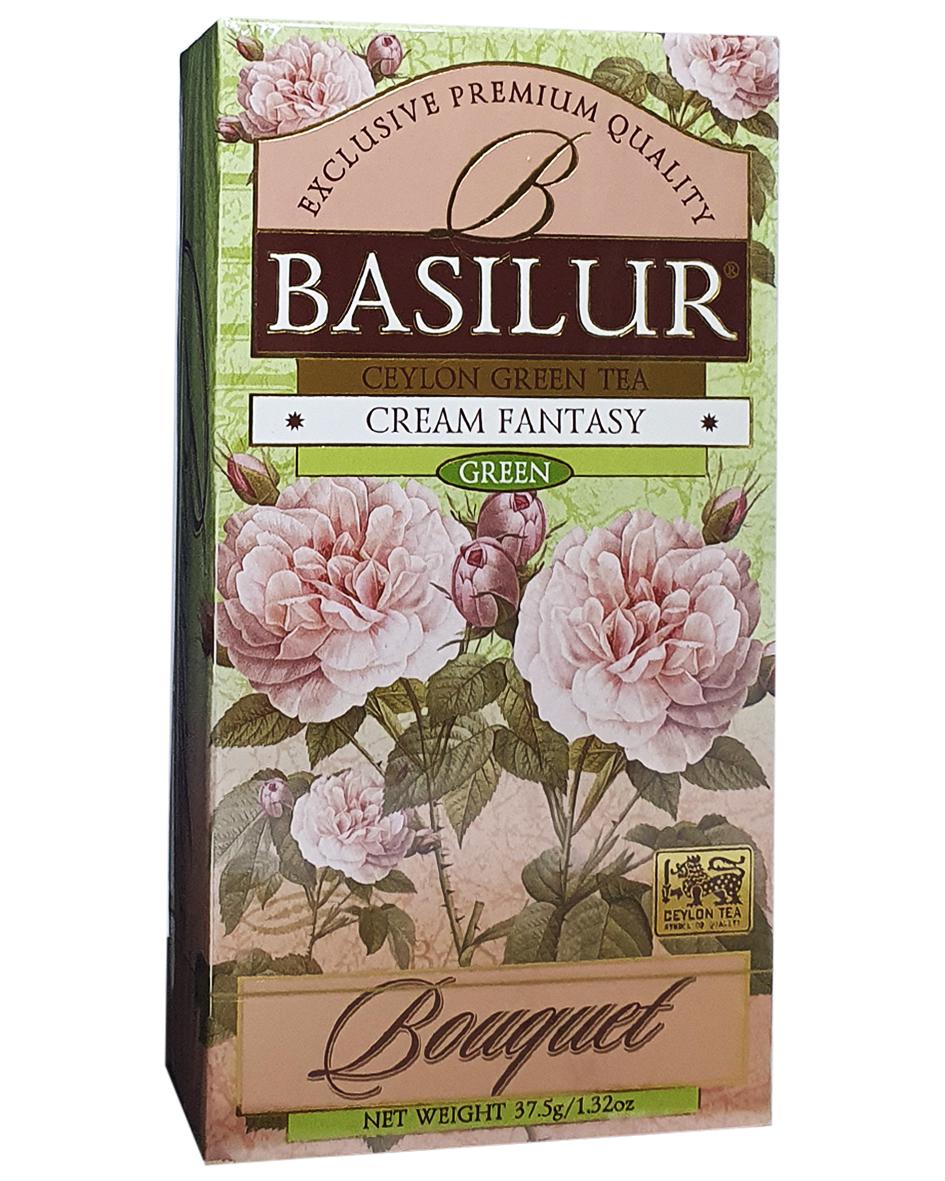 Чай зелений Basilur Букет Кремова Фантазія 25 шт. х 1,5 г (56016)