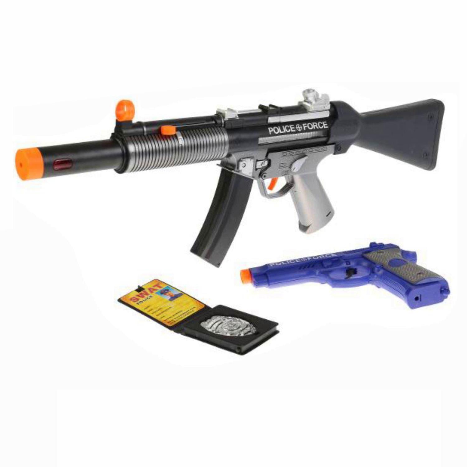 Набор полицейского Yue Qianc с автоматом и пистолетом (058075)