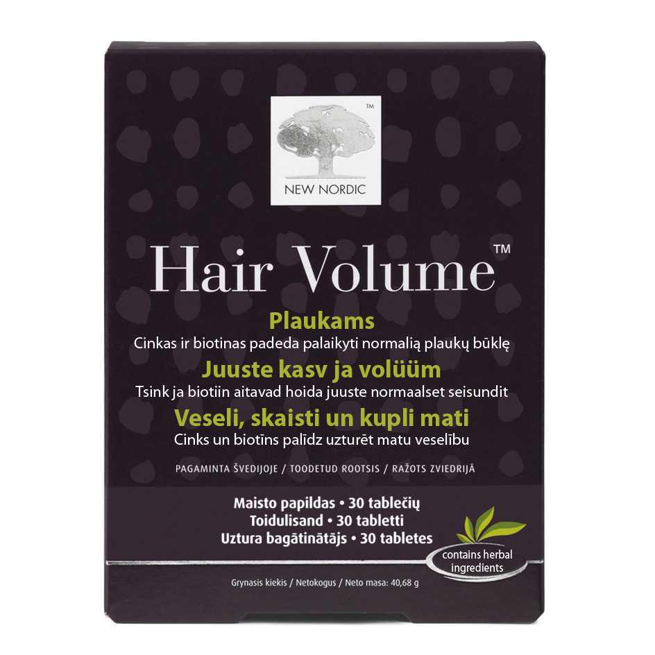 Вітаміни для волосся New Nordic Hair Volume №30 (NN-30)