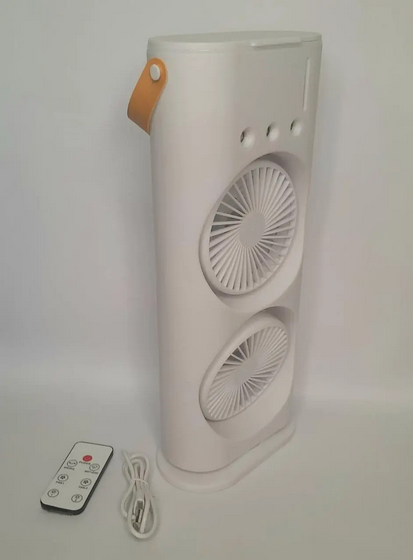 Вентилятор Fan з двома лопатями водою та пультом LED підсвічування 3 швидкості (TR-33) - фото 8 Вентилятор Fan з двома лопатями водою та пультом LED підсвічування 3 швидкості (TR-33) - фото 8