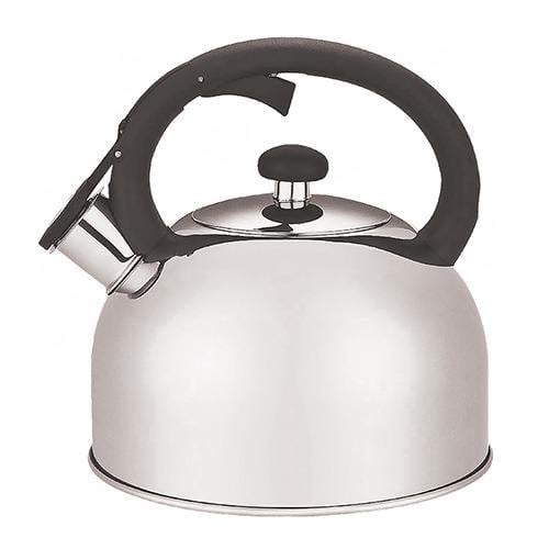 Чайник из нержавеющей стали со свистком SS Stenson MH-3530 одинарное дно 2,0 л Серый (353055)
