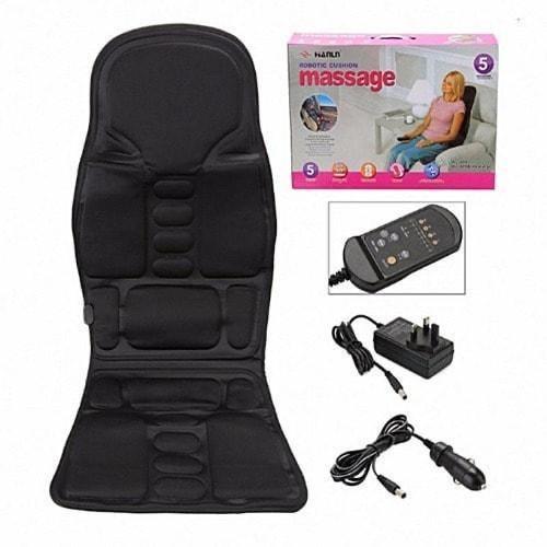 Накидка масажна Massage Robotic Cushion вібраційна Чорний (EL-320-18) - фото 4