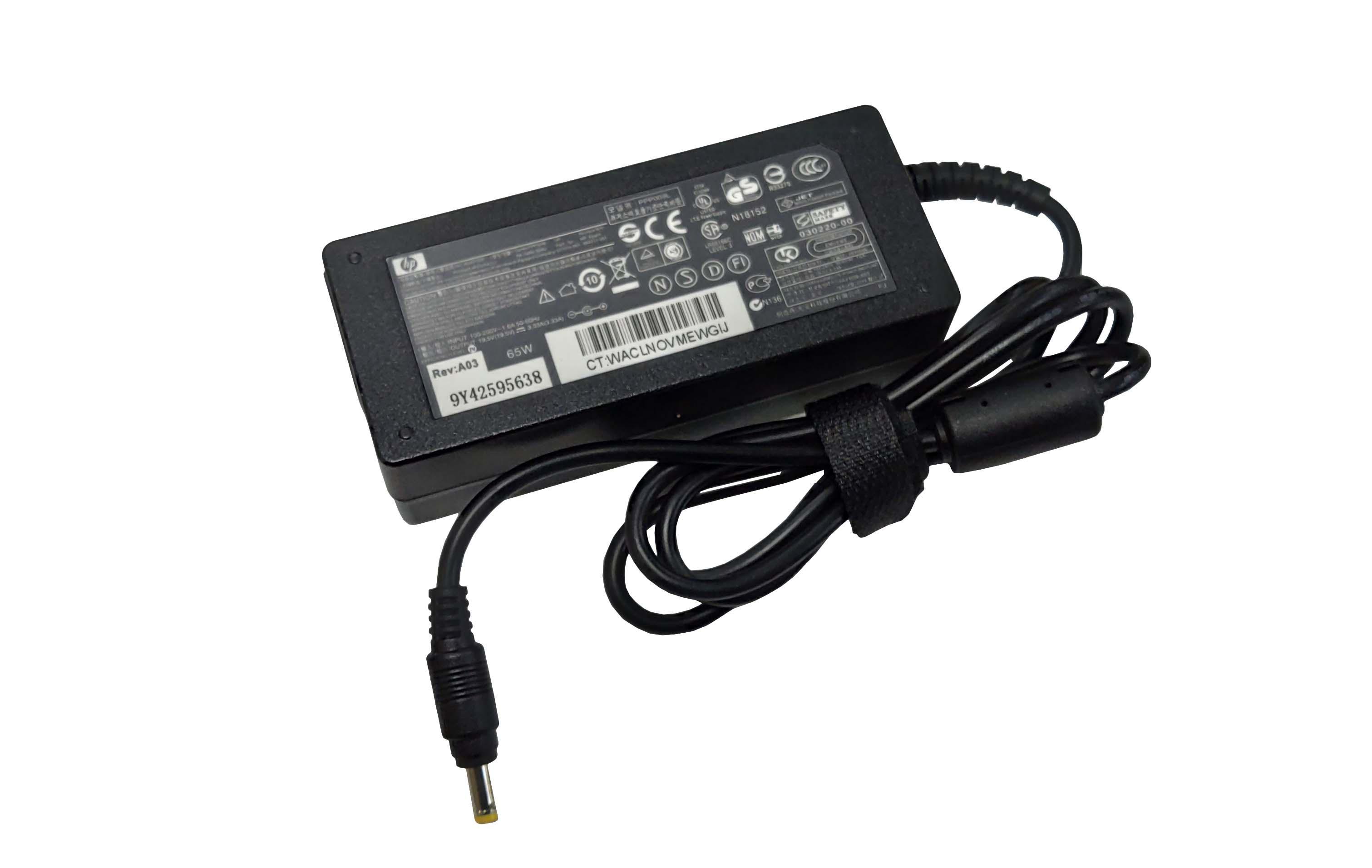Блок питания для ноутбука HP 714149-002 65W 19,5V 3,33A 4,8x1,7 мм (006857)