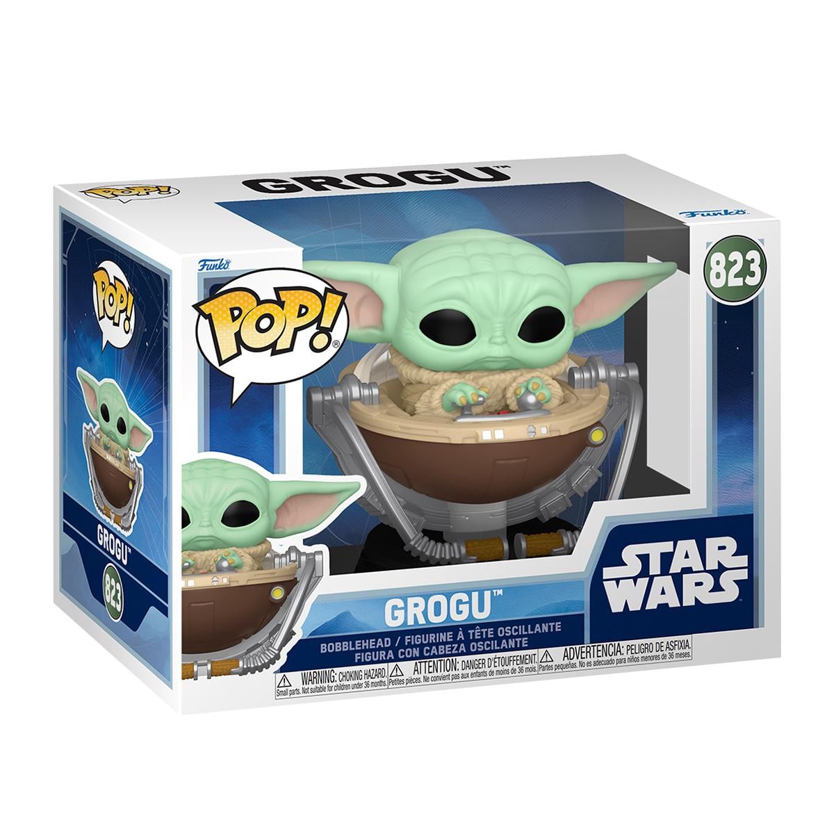 Детская игровая фигурка Funko POP The Mandalorian Grogu Грогу Разноцветная (90451) Детская игровая фигурка Funko POP The Mandalorian Grogu Грогу Разноцветная (90451)
