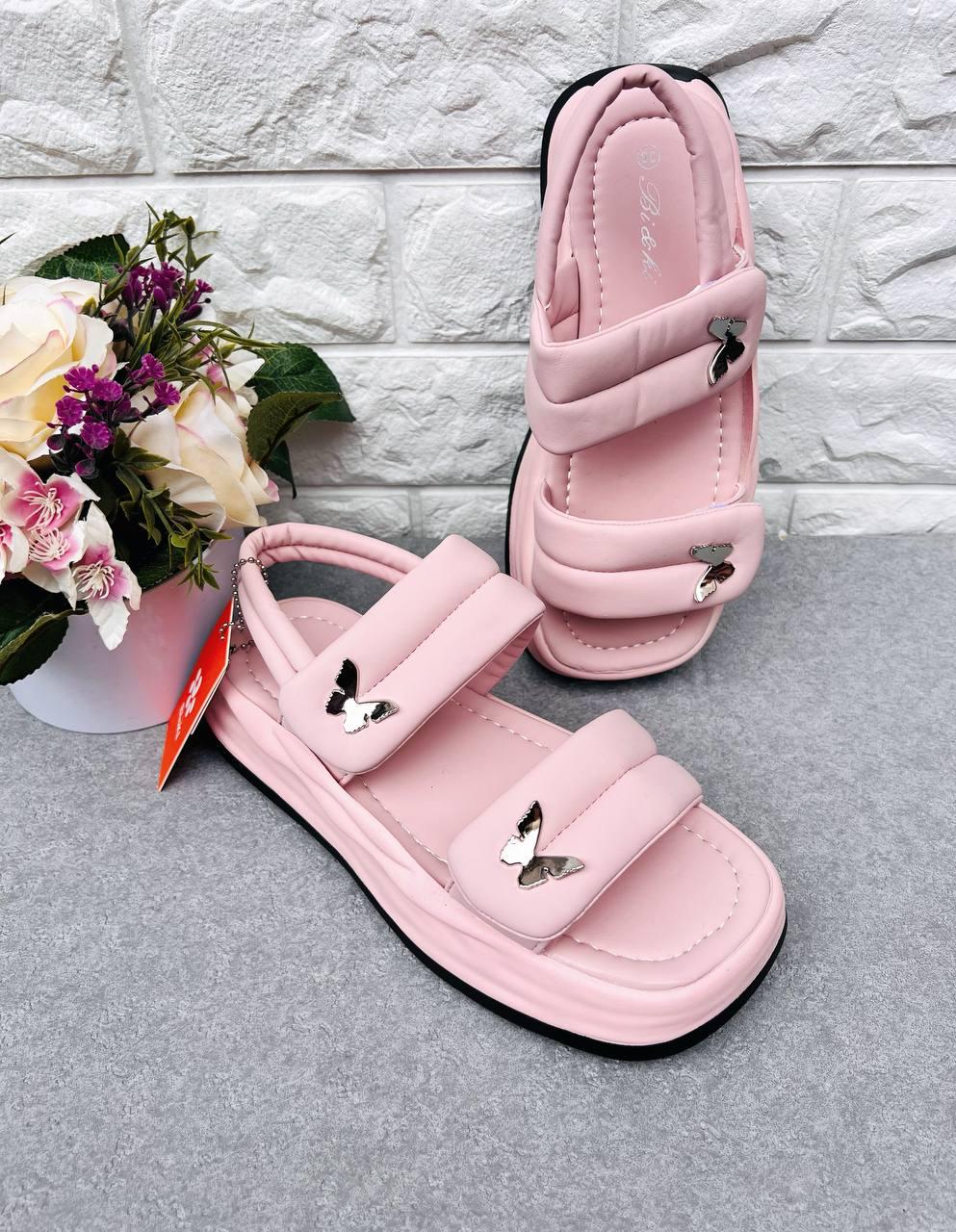 Босоножки для девочки Bi&Ki 1781 р. 39 25 см Розовый (1781-3)