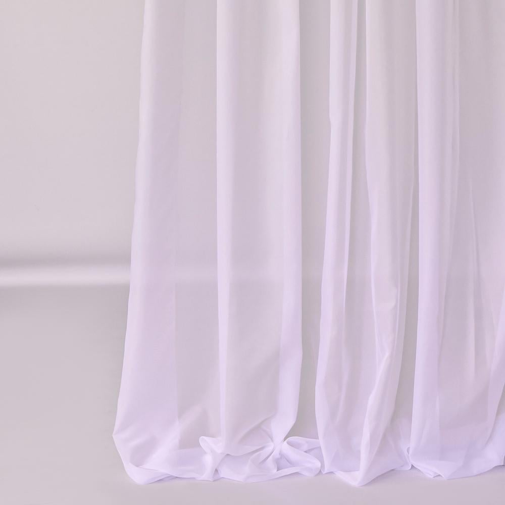 Тюль вуаль однотонная DT1101 DT-1101 beyaz 56 гр/м2 290 см (26902)