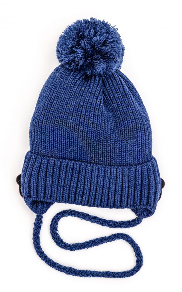 Шапка детская зимняя Alex Медвежонок 40-44 см Бирюзовый