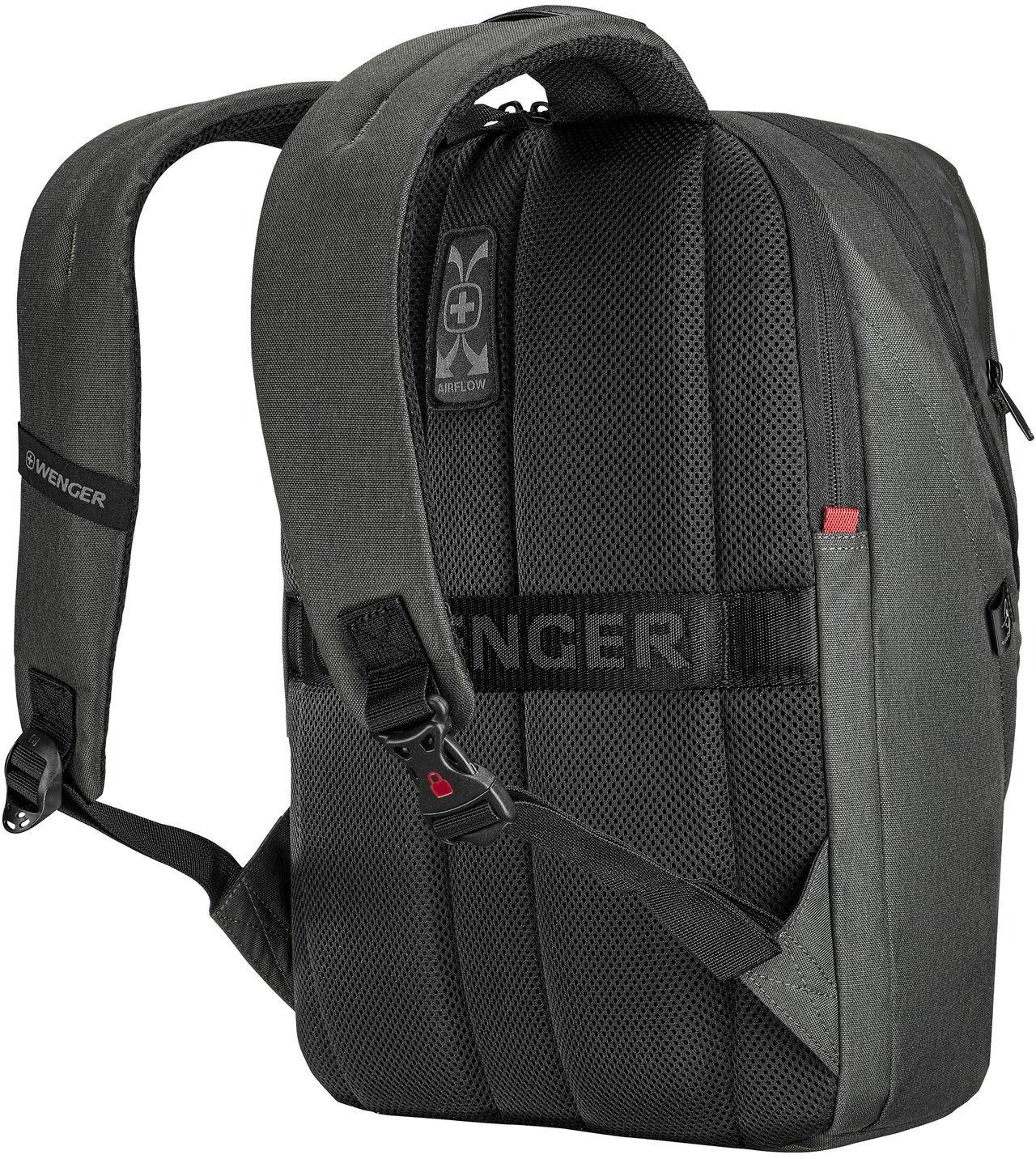 Рюкзак Wenger MX ECO Light 16" з органайзером SmartOrg Антрацитовий (612262) - фото 4