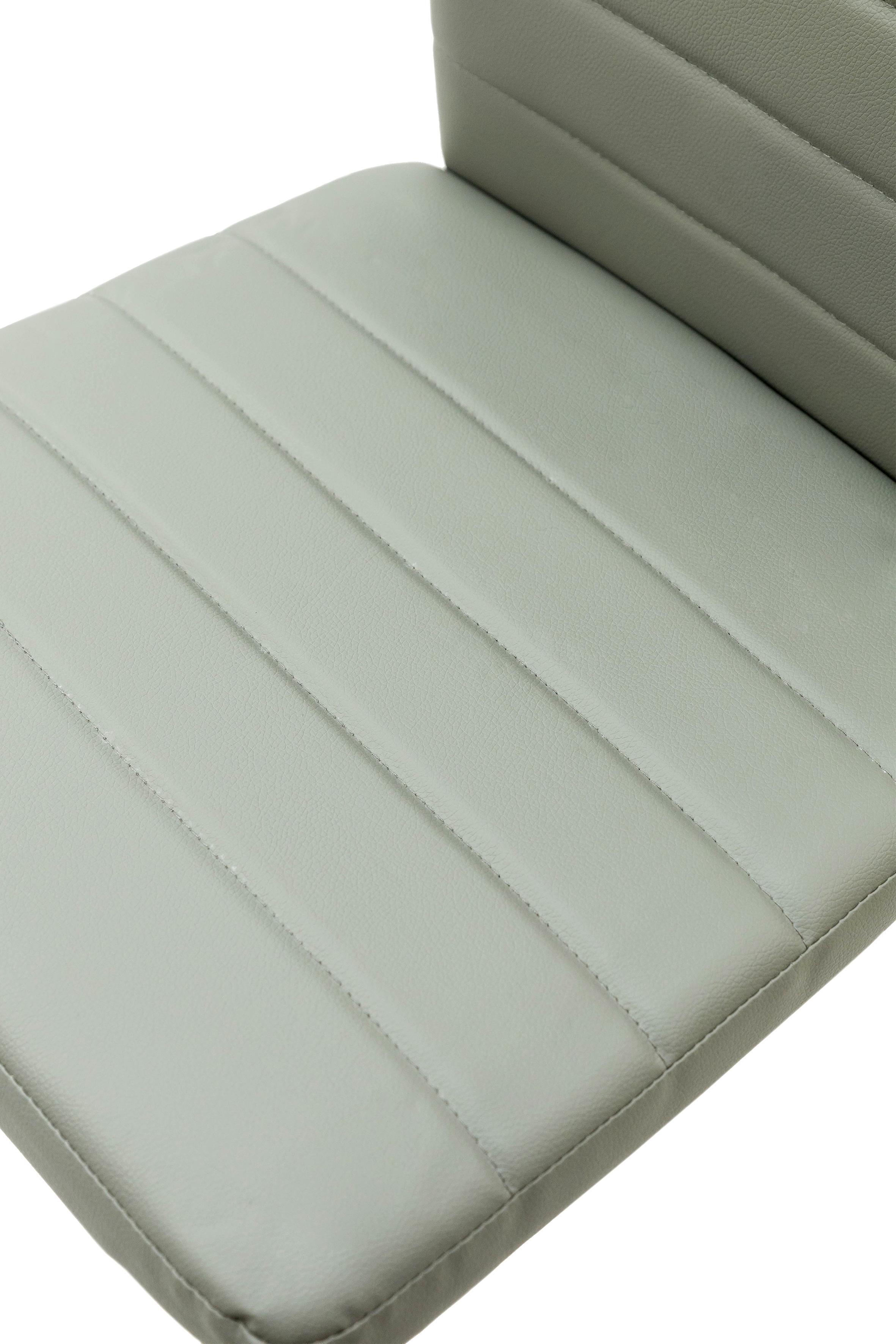 Стул для кухни и гостиной ГРЕЙС Рио 390х960х530 мм Черный/Светло-серый (GAА0056266) - фото 8