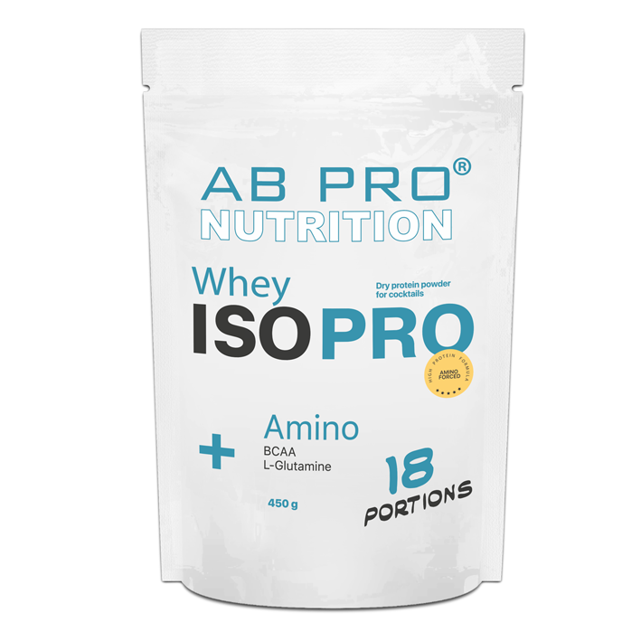 Протеїн ізолят AB PRO ISO PRO Whey+ Amino 450 г Тірамісу