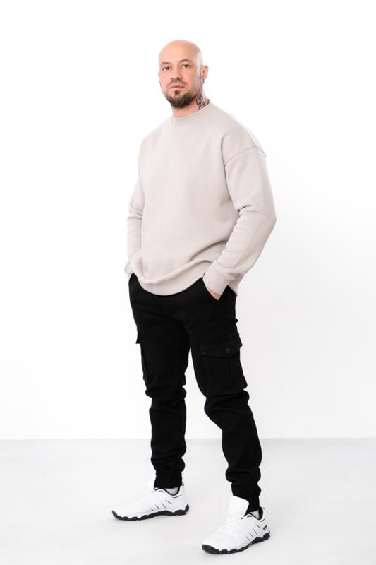 Джинси чоловічі зимові Носи Своє на флісі карго плюс сайз р. 33 Чорний (17225) - фото 2 Джинси чоловічі зимові Носи Своє на флісі карго плюс сайз р. 33 Чорний (17225) - фото 2