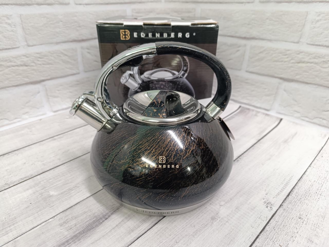 Чайник Edenberg 3 л Коричневый (EB-1935) - фото 7 Чайник Edenberg 3 л Коричневый (EB-1935) - фото 7