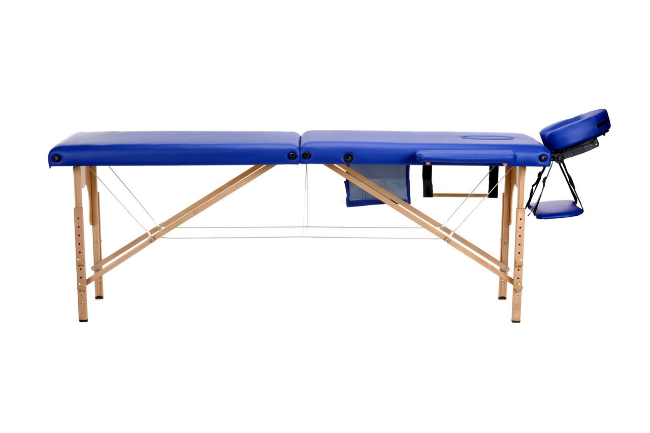 Массажный стол деревянный Blue (001)