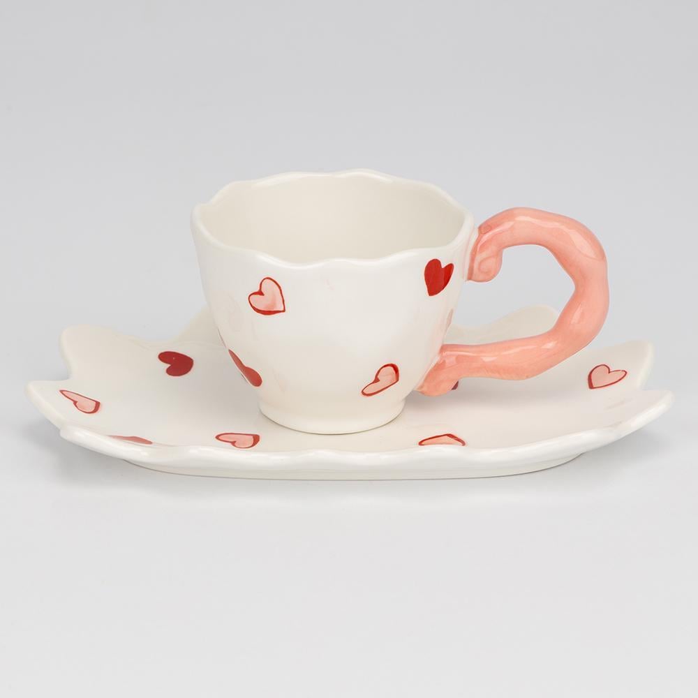 Чашка с блюдцем Романтическая история Modern 150 мл