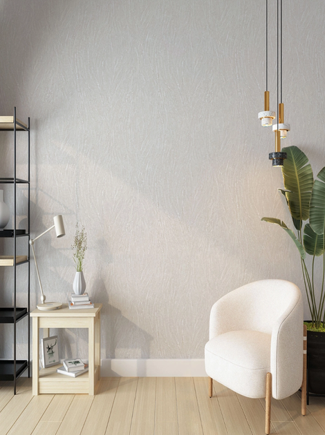 Обои флизелиновые DU&KA Fountain 29123-6 винил горячего тиснения 1,06х10,05 м Белый - фото 2