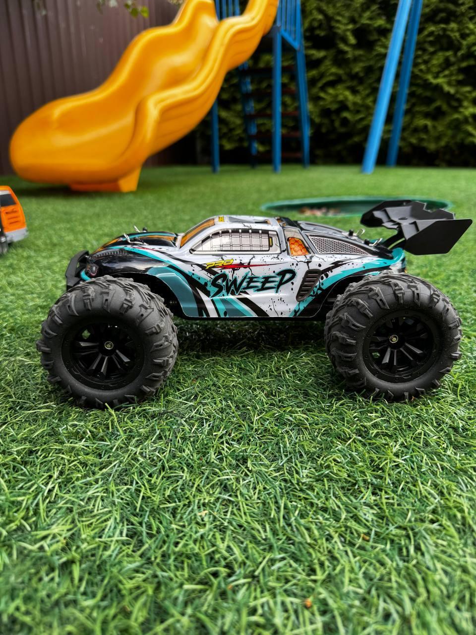 Машинка внедорожник на радиоуправлении SWEEP Pro 4Х4 70 км/ч Blue (u9z-gbb-lhn) - фото 6